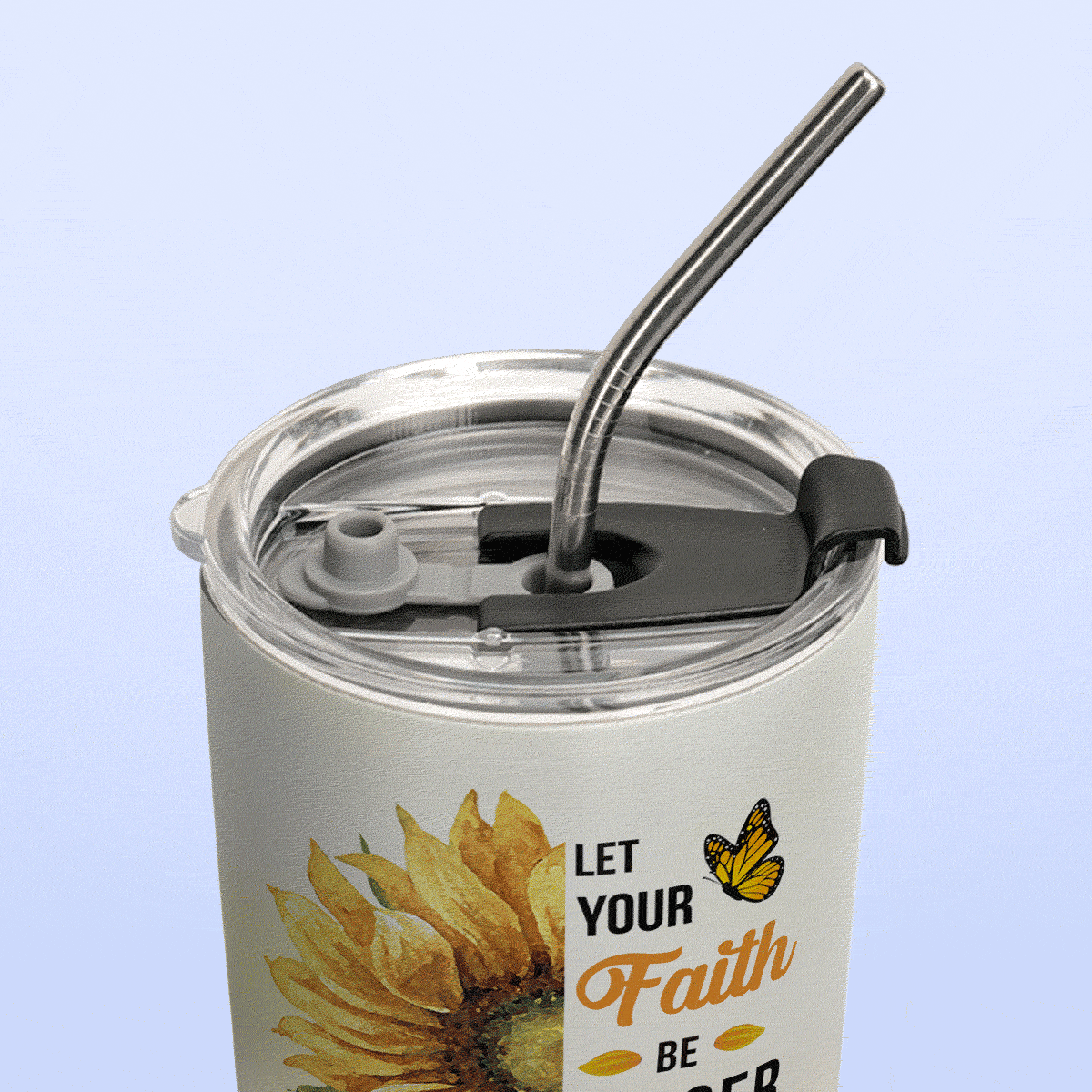 Over Fear Sunflower BGMZ1304010Z Stainless Steel Tumbler