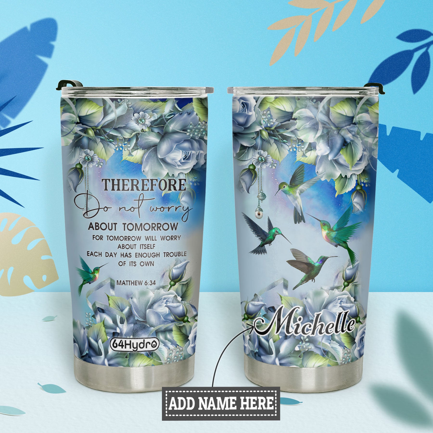 Hummingbird Faith HHS1712010 Stainless Steel Tumbler