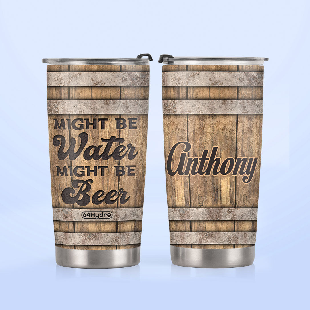 Beer Barrel Wooden Style HLM0603001Z Stainless Steel Tumbler