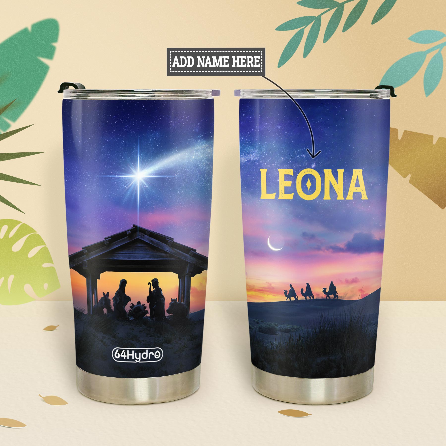 Nativity Of Jesus With Comet HTRZ31081519NR Stainless Steel Tumbler