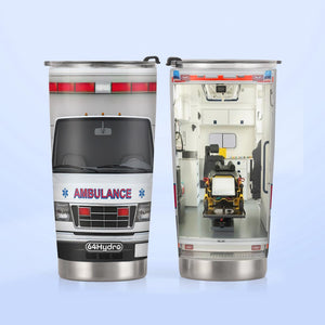 Ambulance Emergency Car HTRZ02107093JO Stainless Steel Tumbler