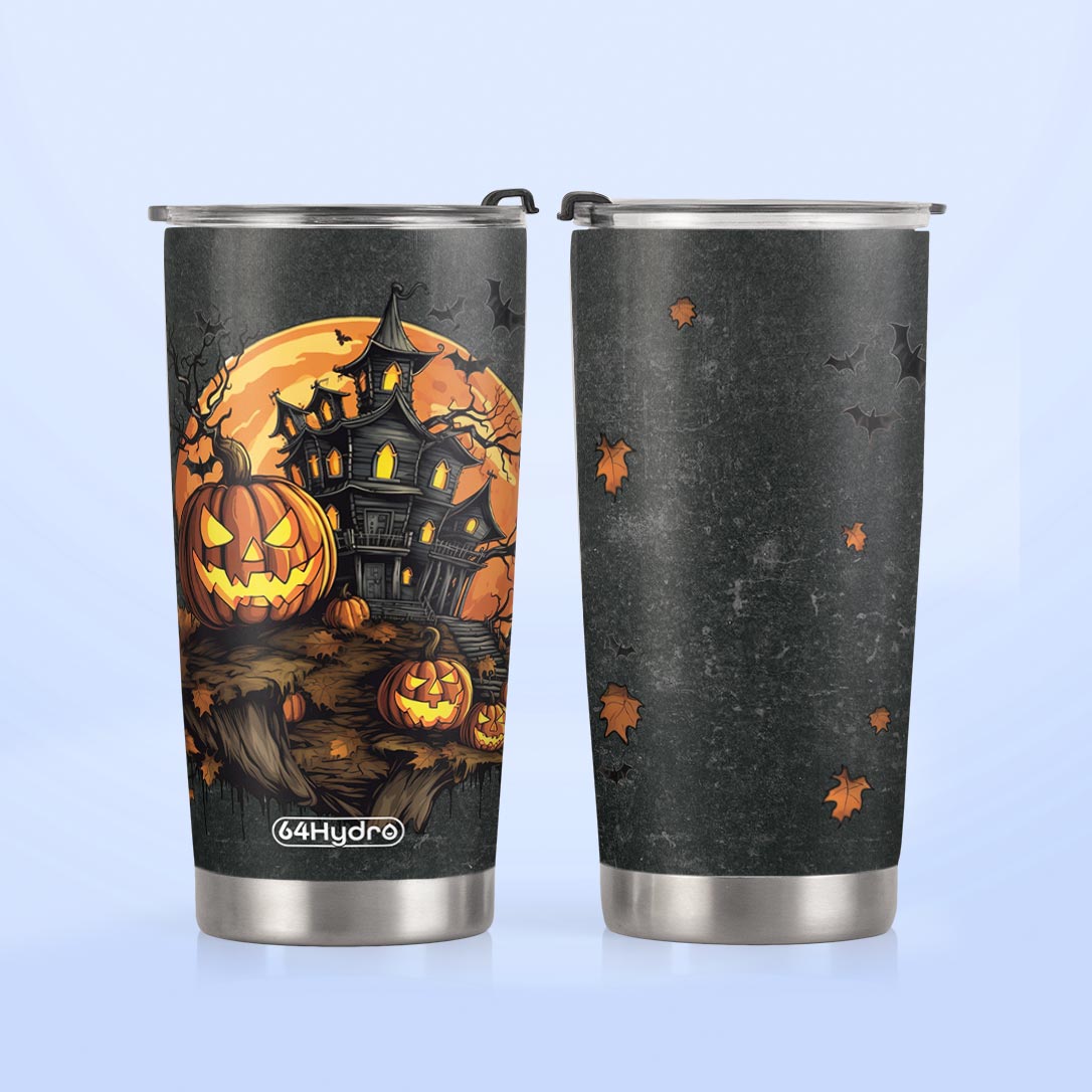 Autumn Halloween House HTRZ31087105AJ Stainless Steel Tumbler