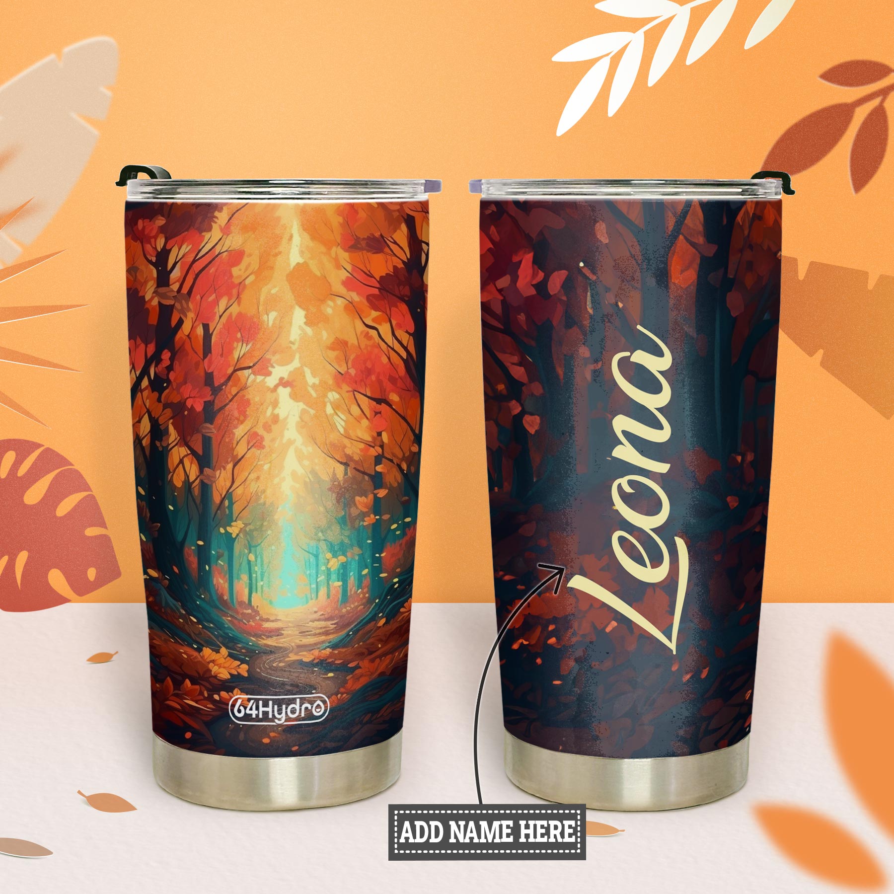 Autumn Road HTRZ31089749HW Stainless Steel Tumbler