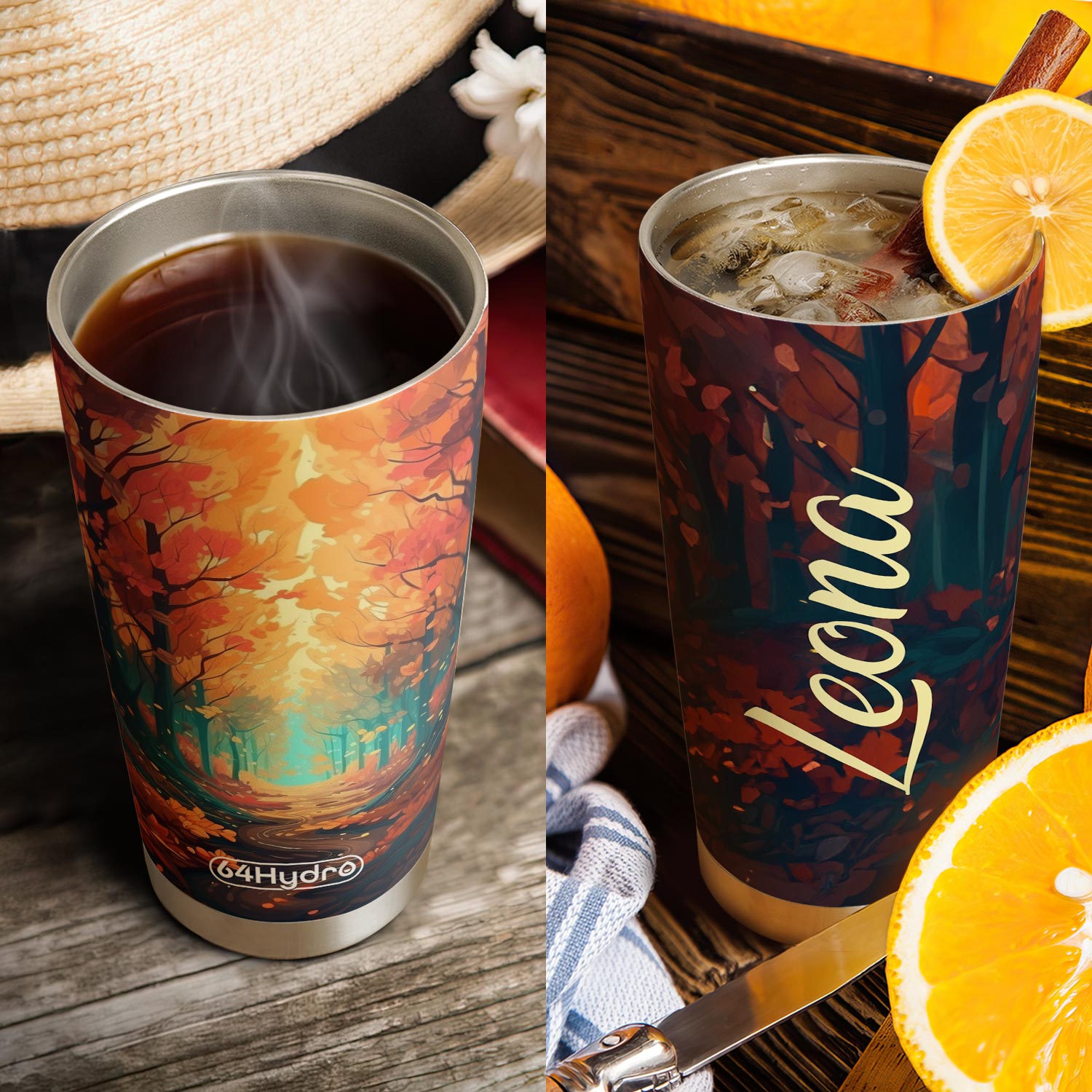 Autumn Road HTRZ31089749HW Stainless Steel Tumbler
