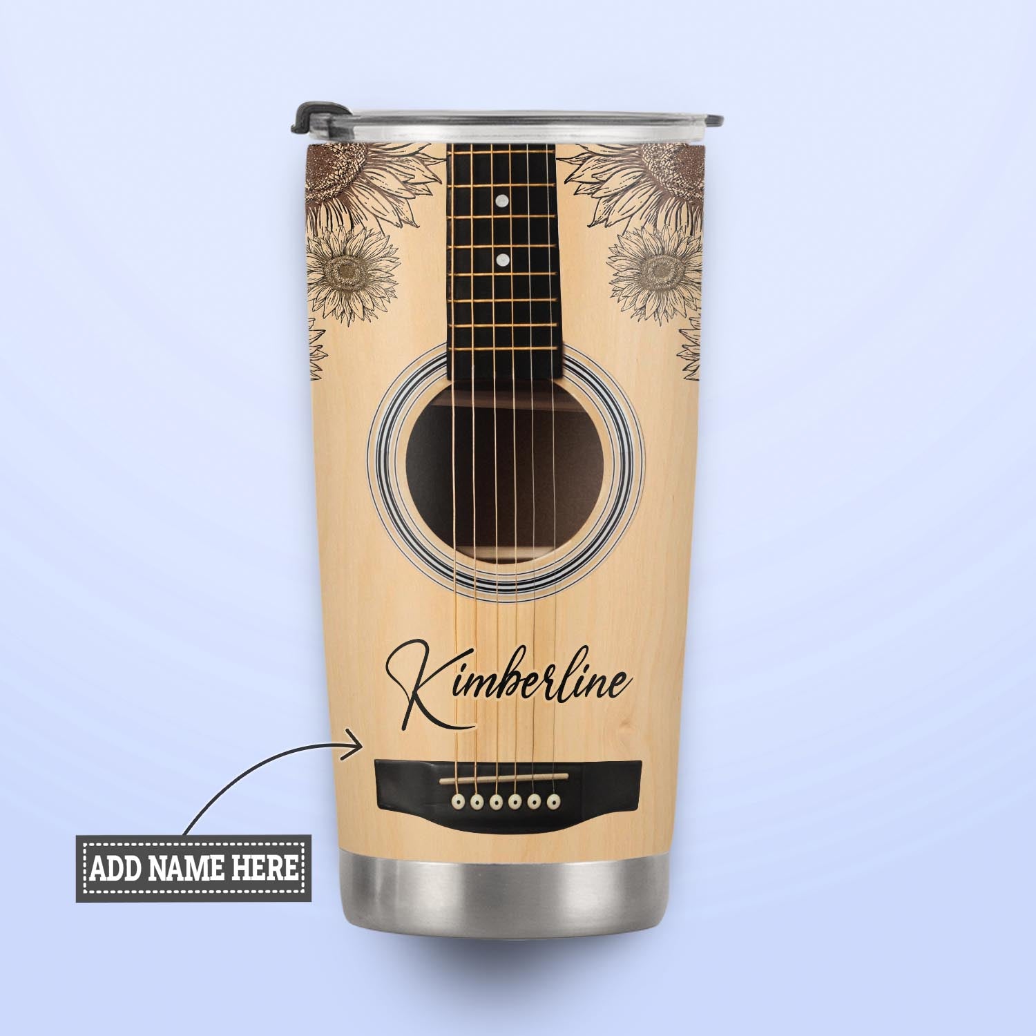 Basic Guitar Chords Chart NNRZ230623762 Stainless Steel Tumbler