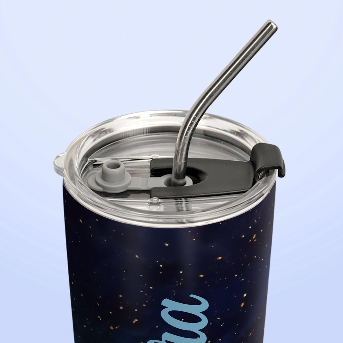 Black Woman Dancing In Starry Night HHRZ20094434LO Stainless Steel Tumbler