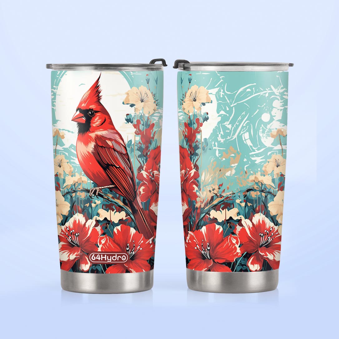 Cardinal Retro Style HTRZ19095414SI Stainless Steel Tumbler