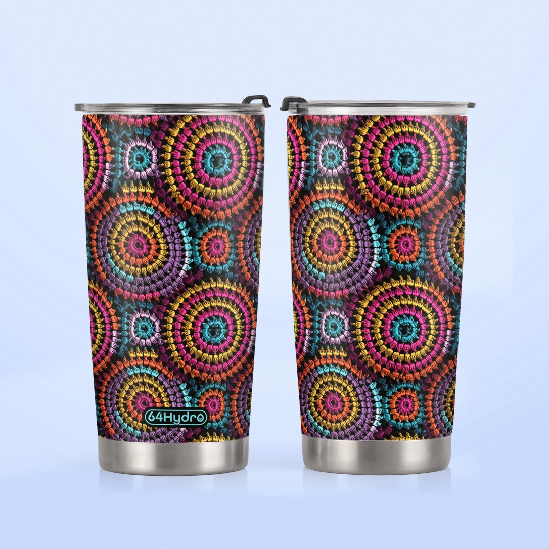 Crochet Pattern HTRZ26097480ZX Stainless Steel Tumbler