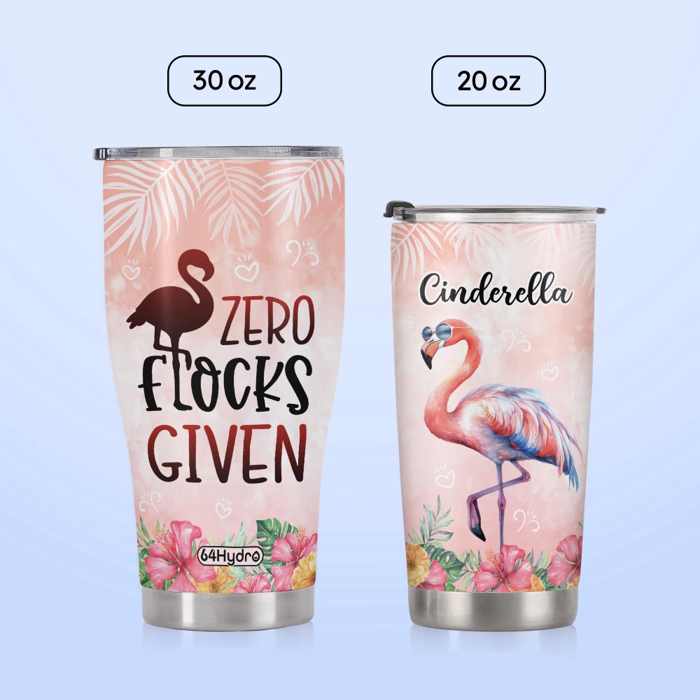 Flamingo Zero Flocks Given NNRZ280623146 Stainless Steel Tumbler
