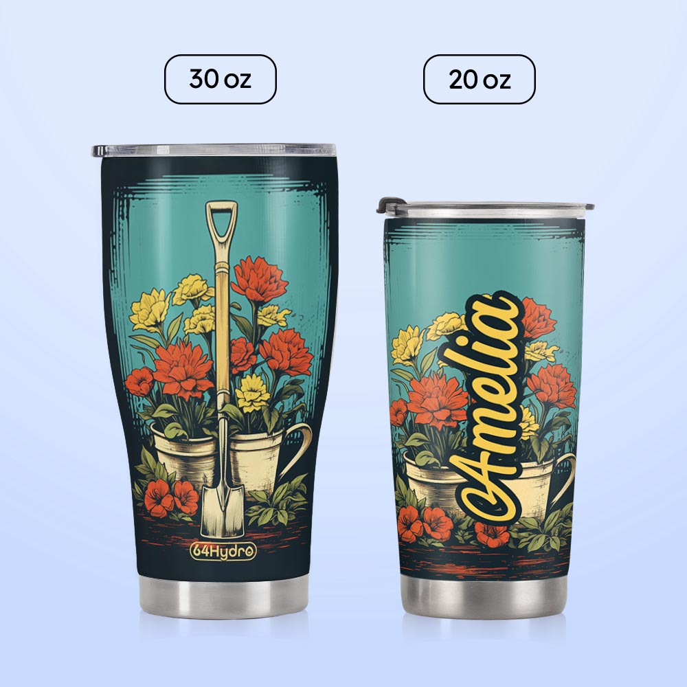 Gardening Lover HTRZ25098126GP Stainless Steel Tumbler