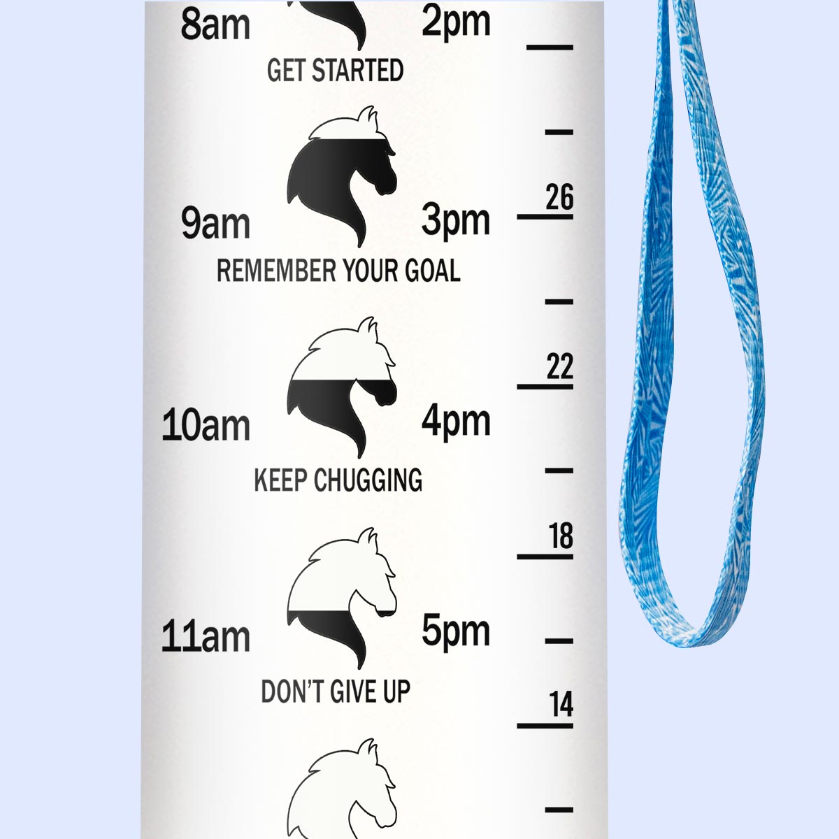 Horse Lover HTRZ15087833IJ Water Tracker Bottle