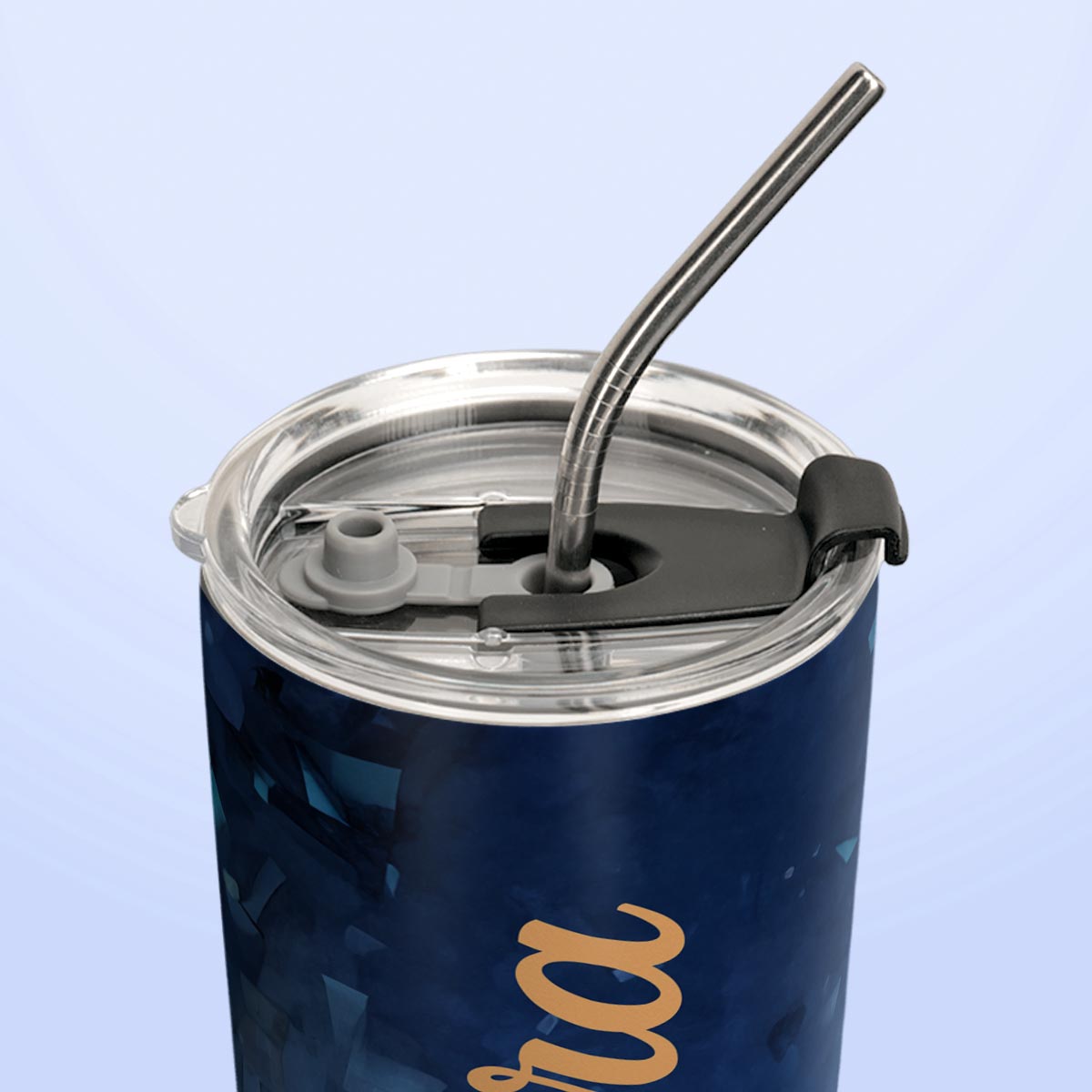 Penguin Crystal Mosaic HTRZ15099390FJ Stainless Steel Tumbler