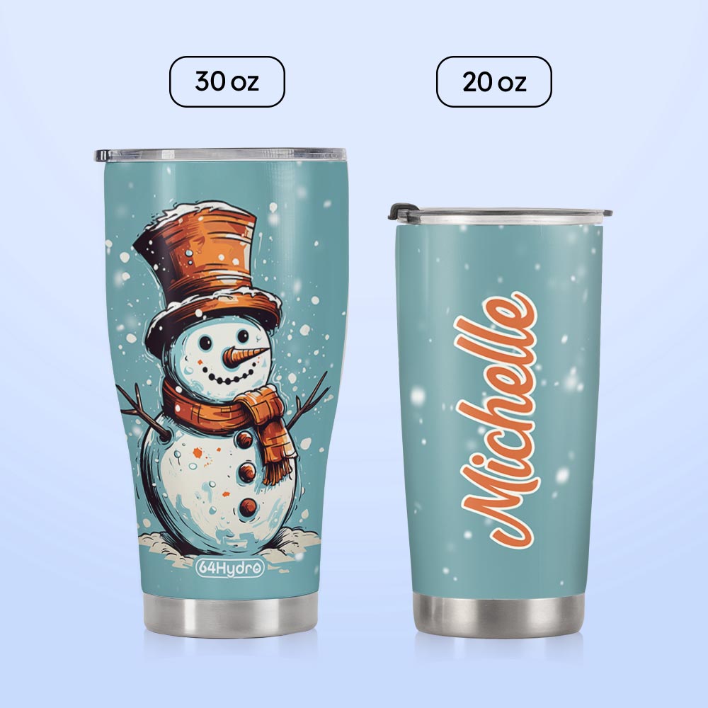 Retro Snowman HTRZ19098665LF Stainless Steel Tumbler