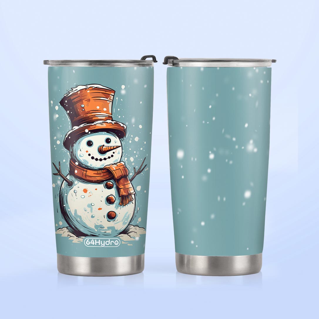 Retro Snowman HTRZ19098665LF Stainless Steel Tumbler