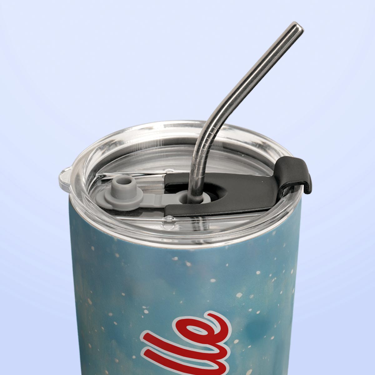 Snowman Painting Style HTRZ19092291FV Stainless Steel Tumbler