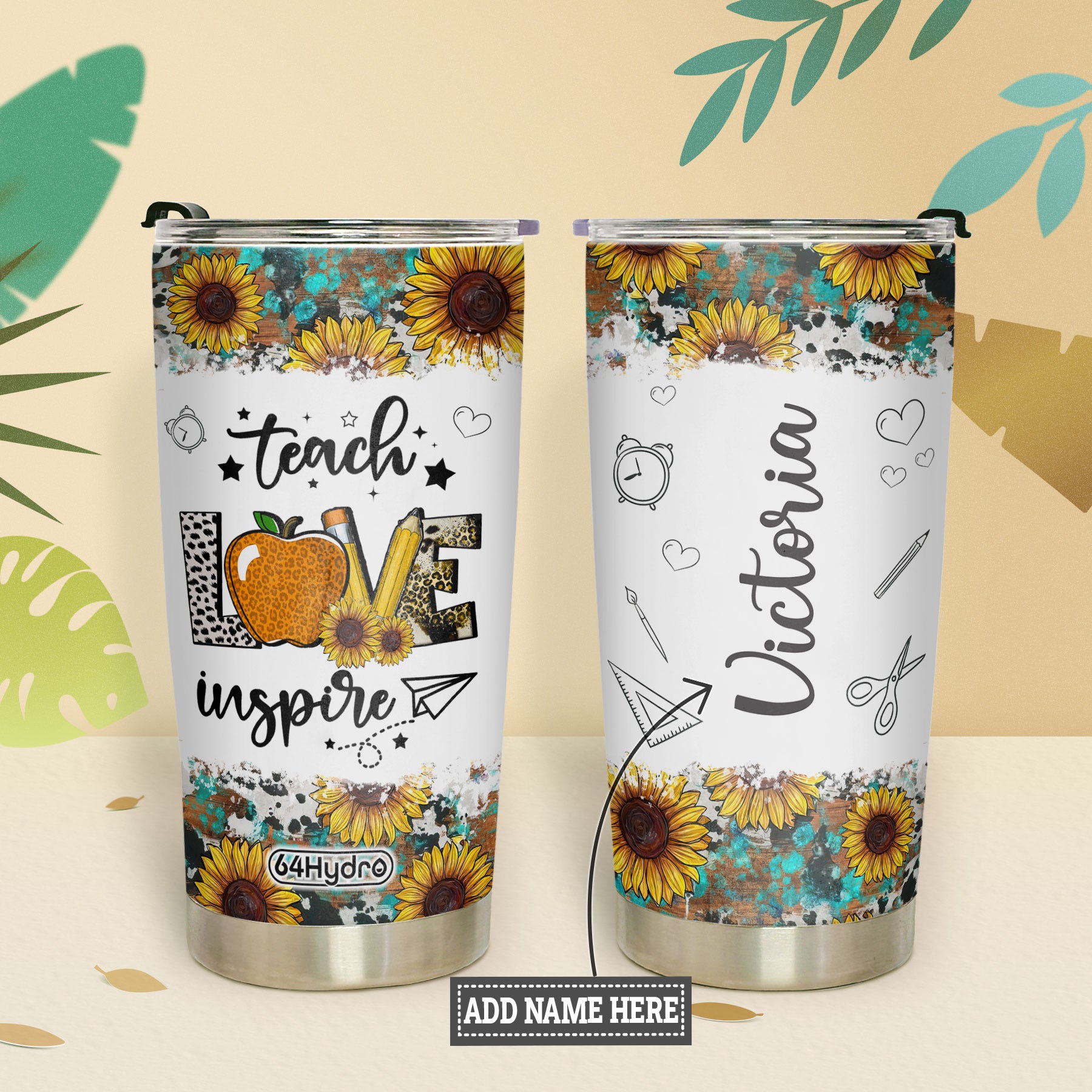 Teach Love Inspire HTRZ26079292PA Stainless Steel Tumbler
