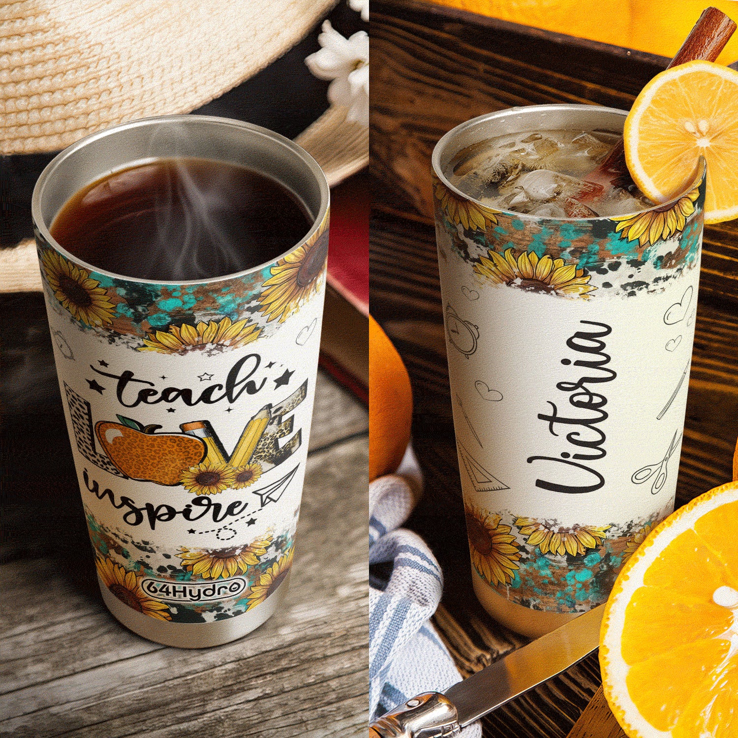 Teach Love Inspire HTRZ26079292PA Stainless Steel Tumbler
