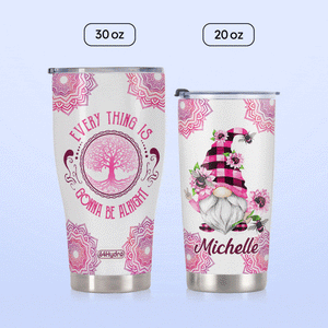 Pink Gnome BRC Tree Of Life ABLZ1609011Z Stainless Steel Tumbler