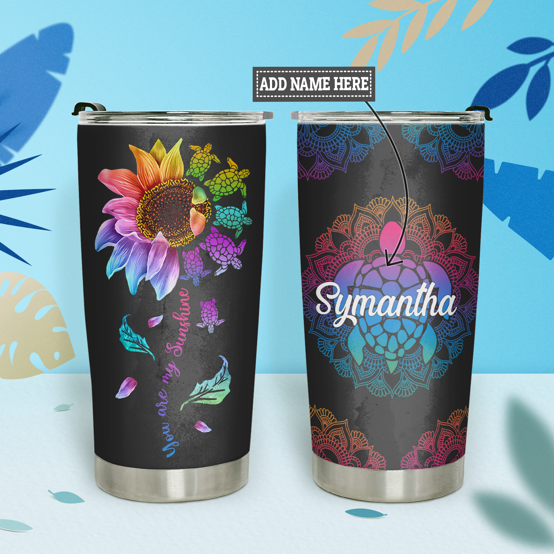 Turtle Hippie KD2 BGM2612004 Stainless Steel Tumbler