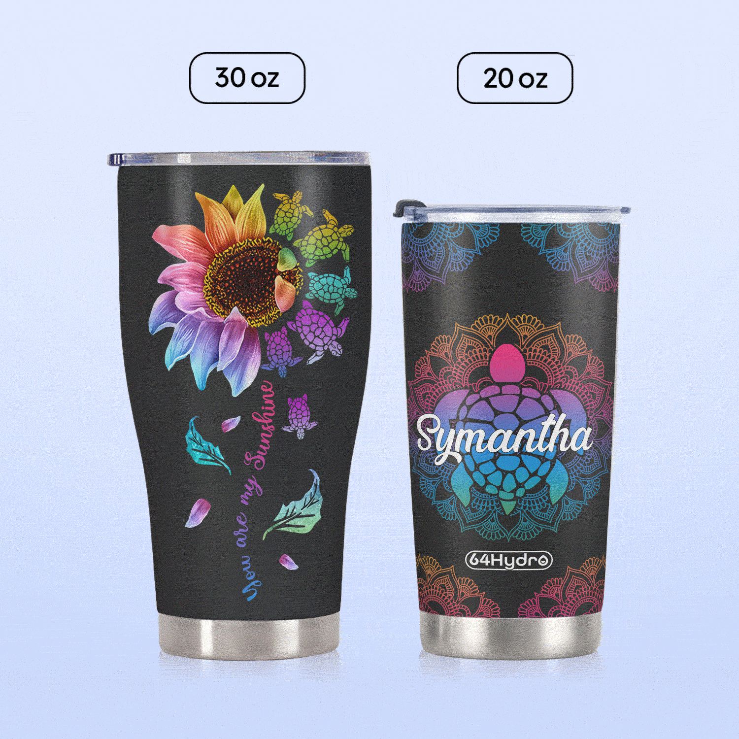 Turtle Hippie KD2 BGM2612004 Stainless Steel Tumbler