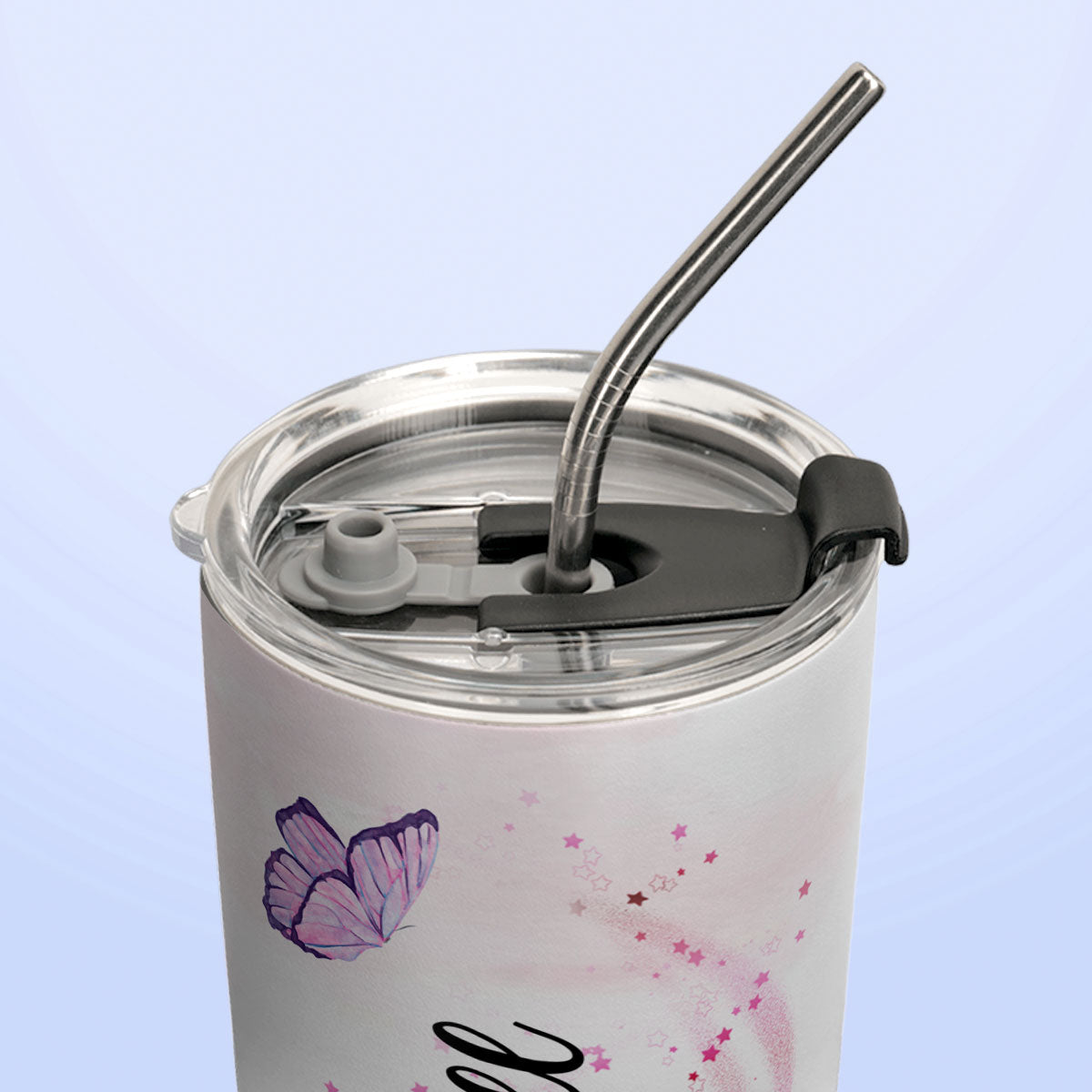 Smiley Tumbler with Handle 20oz – Broad River Boutique, LLC