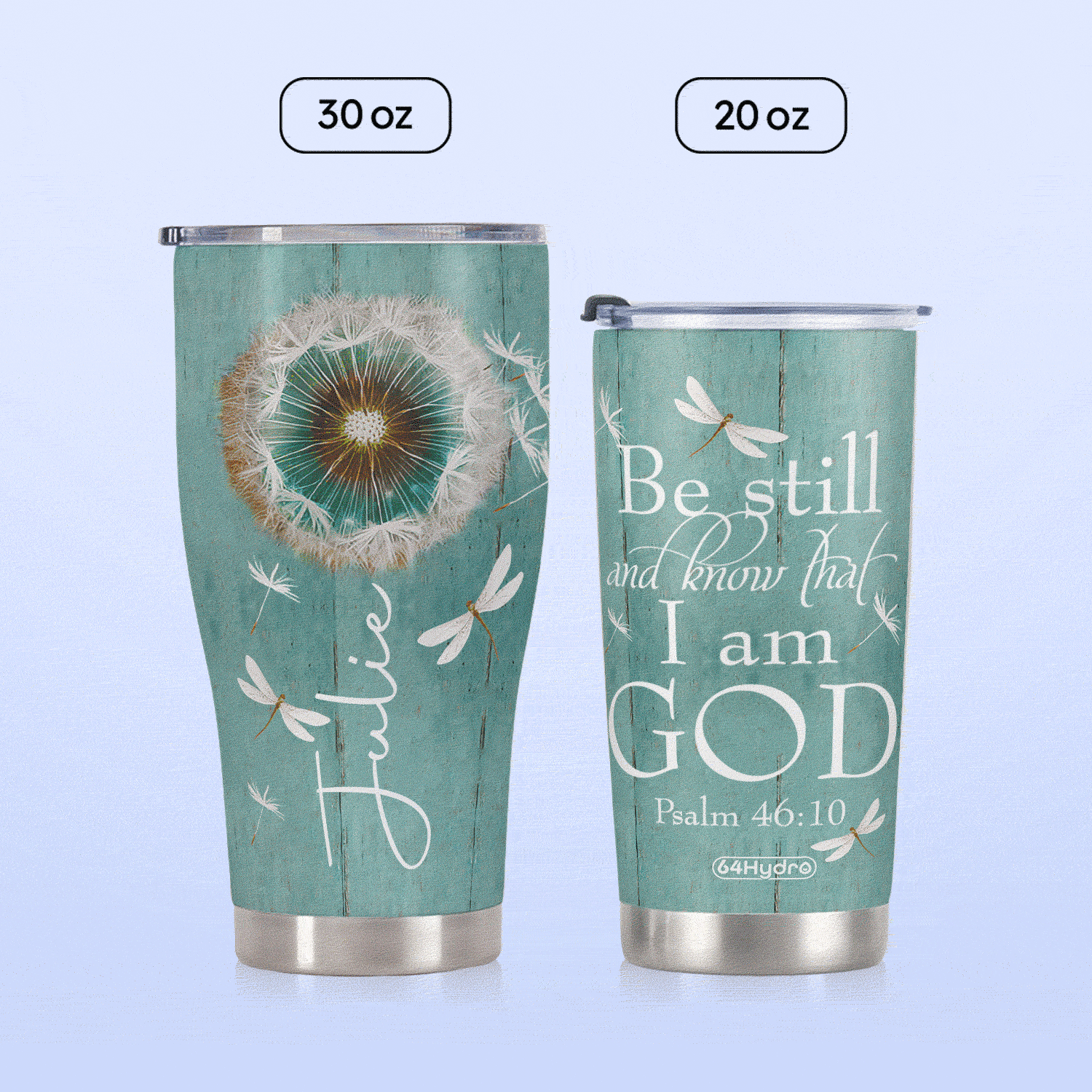 Faith Be Still DNMZ1005007Z Stainless Steel Tumbler