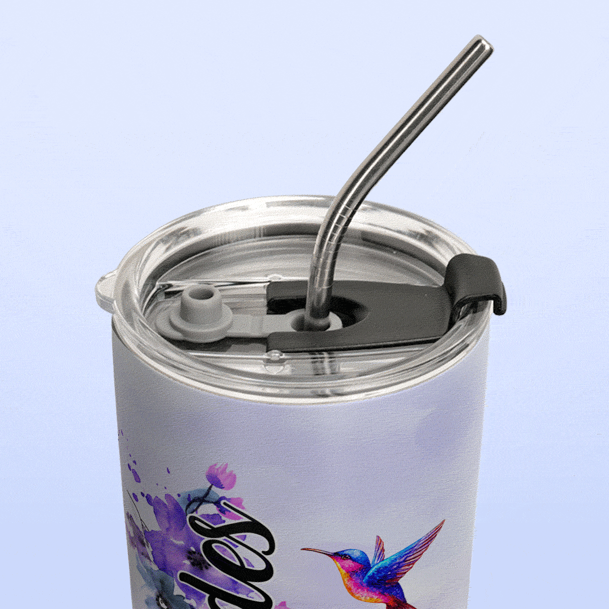 Hummingbird Faith Personalized DNR1111014 Stainless Steel Tumbler