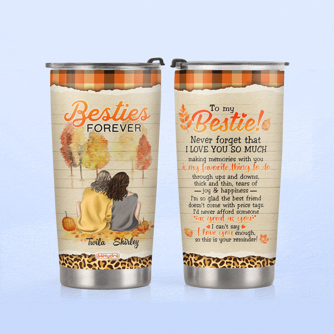 Bestie Forever Personalized HTQZ1208004Z Stainless Steel Tumbler