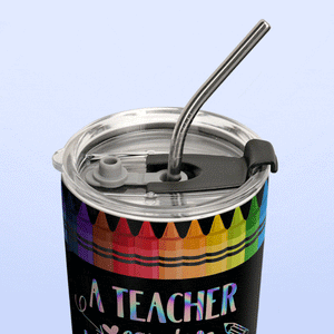 Teacher Crayon KD2 KHL1610013 Stainless Steel Tumbler