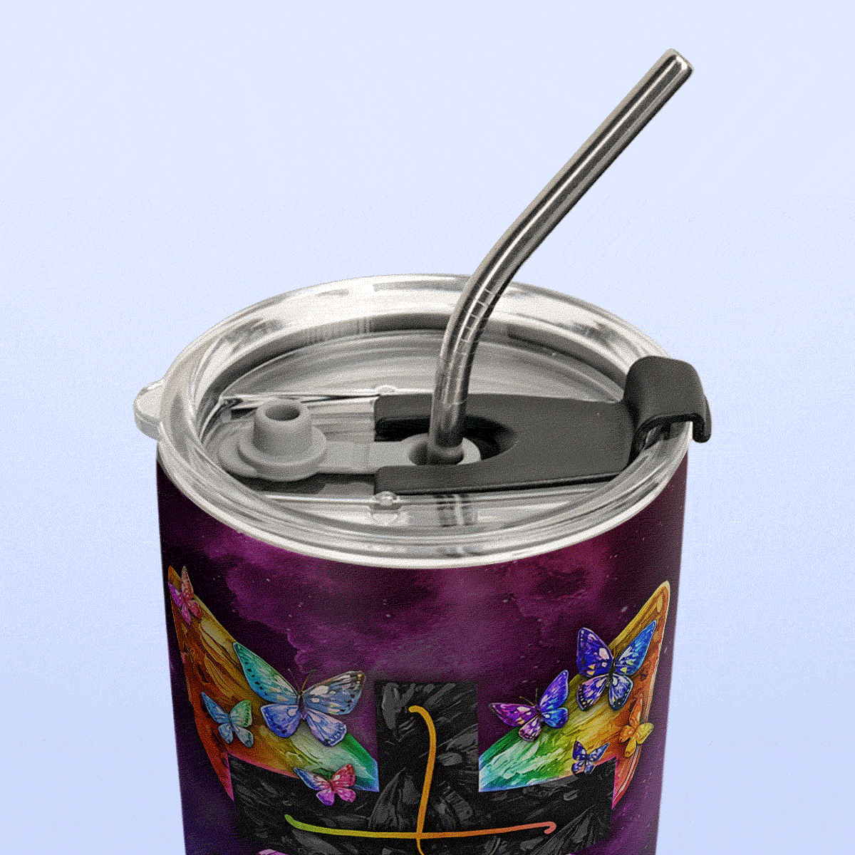 Faith Butterfly NNR2101007Z Stainless Steel Tumbler