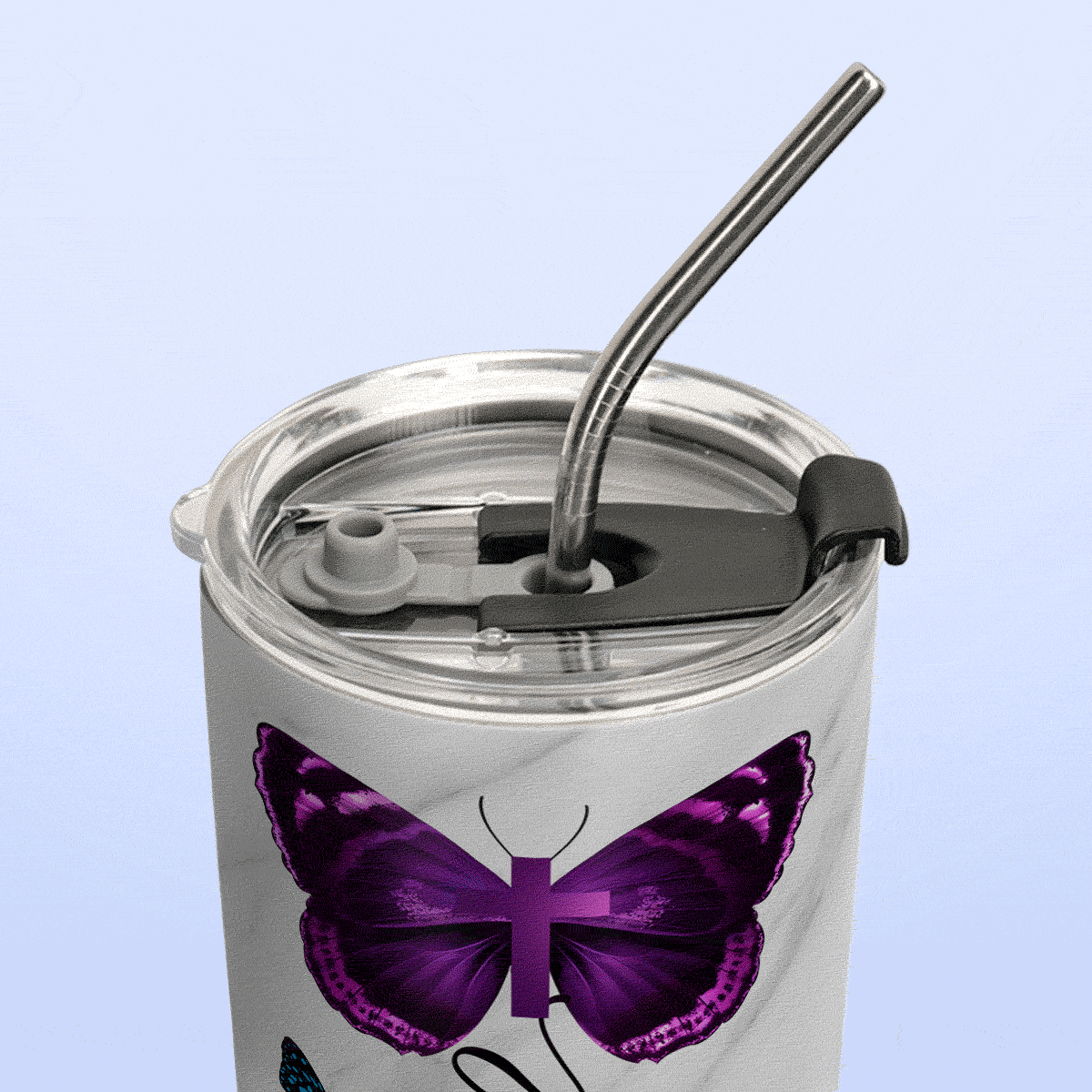 Butterfly Faith Hope Love TAS2711006 Stainless Steel Tumbler