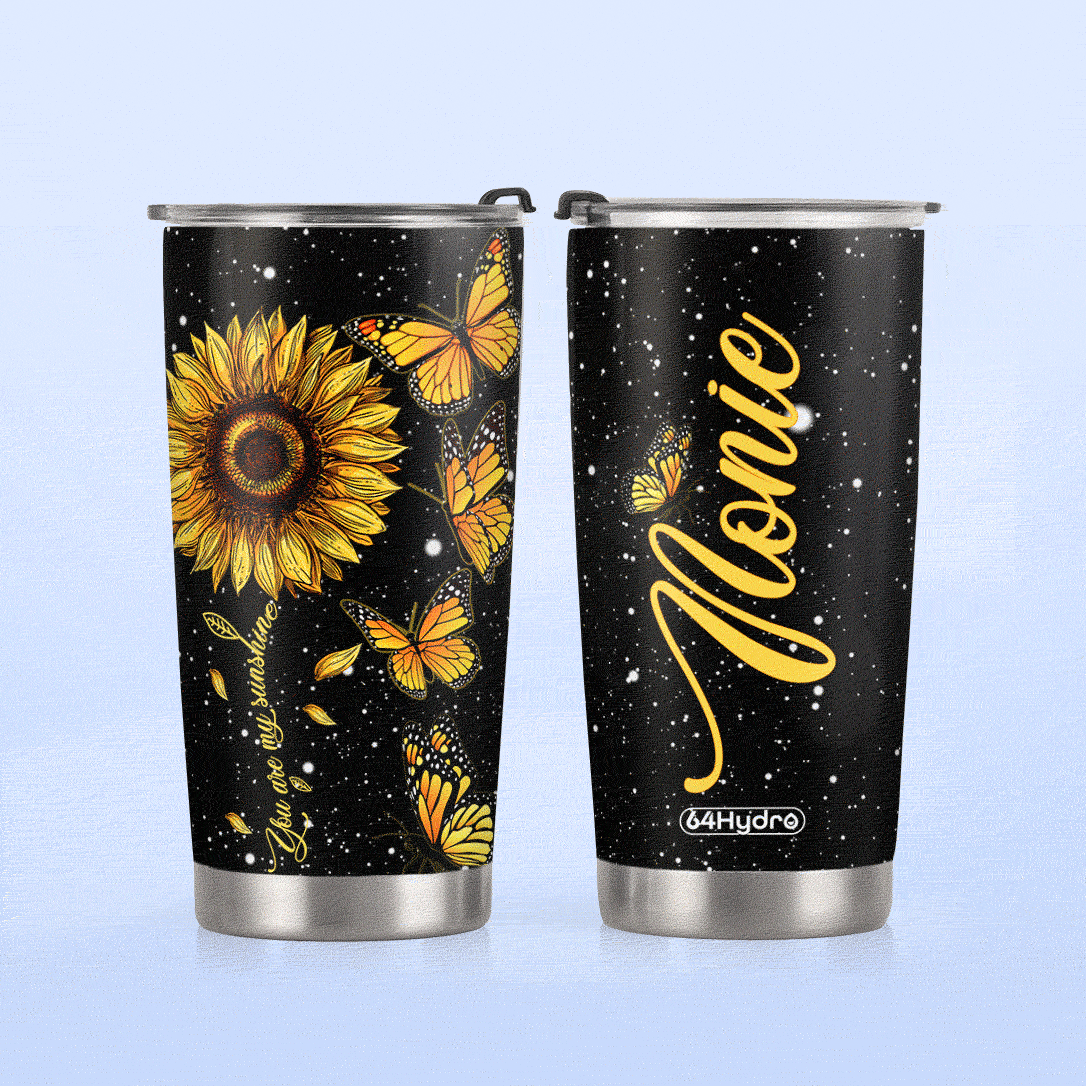 Sunflower Butterfly TAZ0911016 Stainless Steel Tumbler