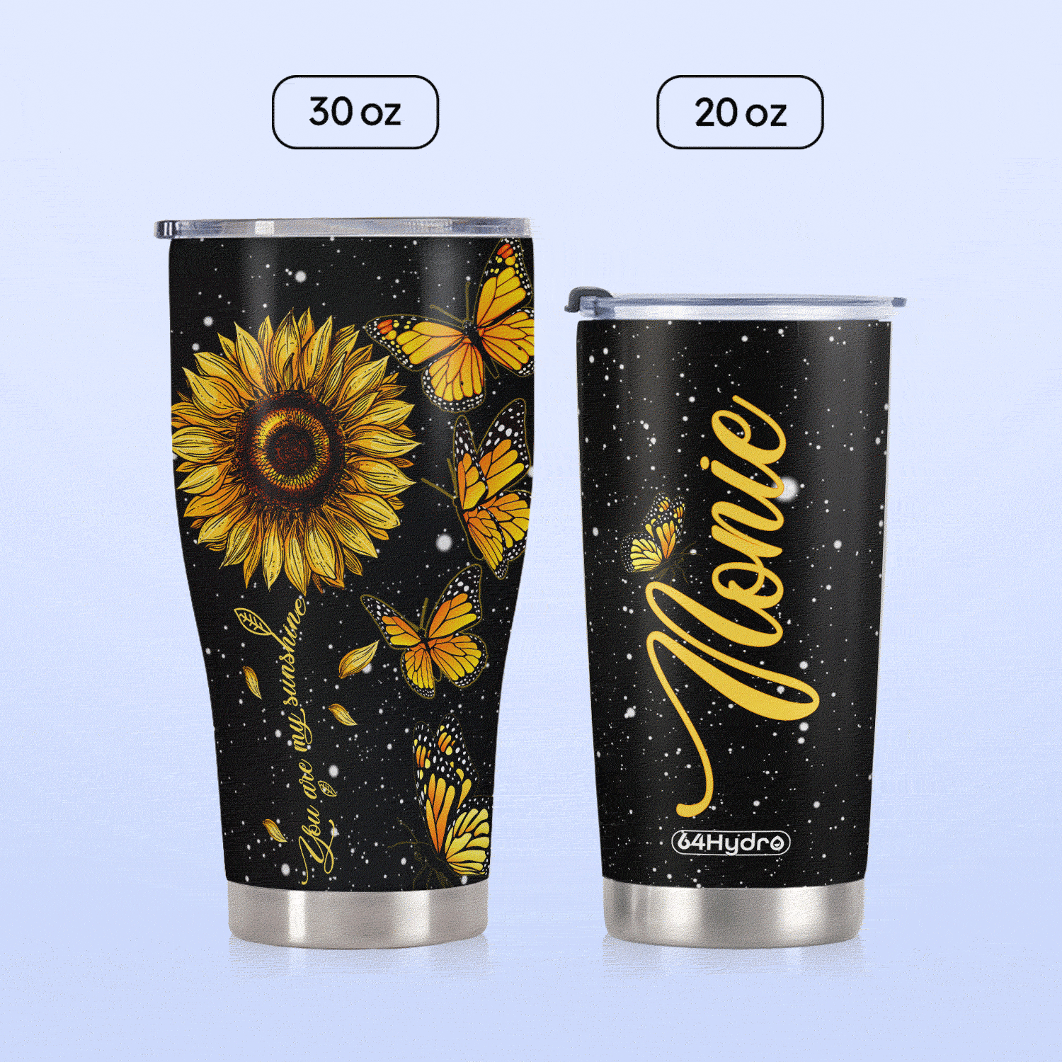 Sunflower Butterfly TAZ0911016 Stainless Steel Tumbler