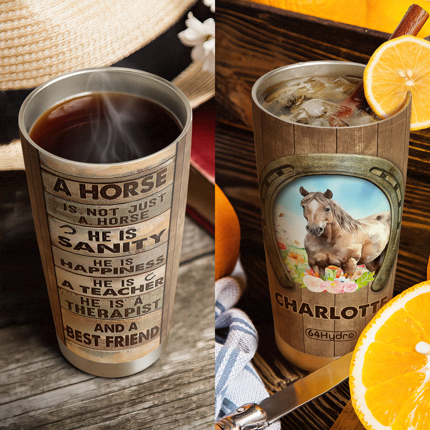 A Horse Is Not Just A Horse DNRZ220623013 Stainless Steel Tumbler