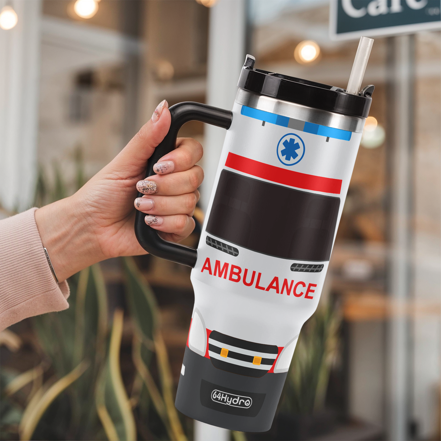 Ambulance Van ANRZ04116867WJ Stainless Steel Tumbler