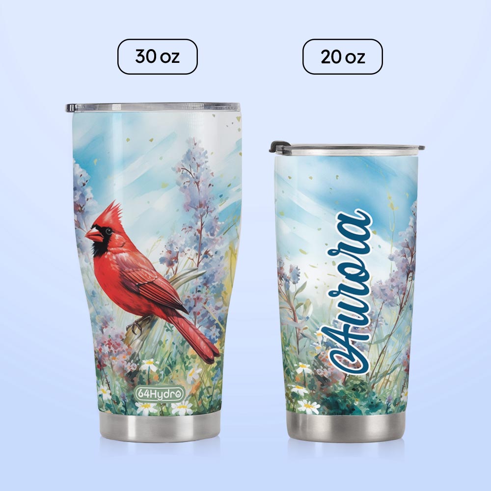 Cardinal Flower HTRZ19096722YR Stainless Steel Tumbler