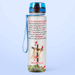 Faith I Can Only Imagine Cardinal HTRZ10081716IB Water Tracker Bottle
