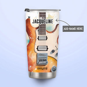 Guitarist Nutrition Facts Electric Guitar DNRZ230623601 Stainless Steel Tumbler