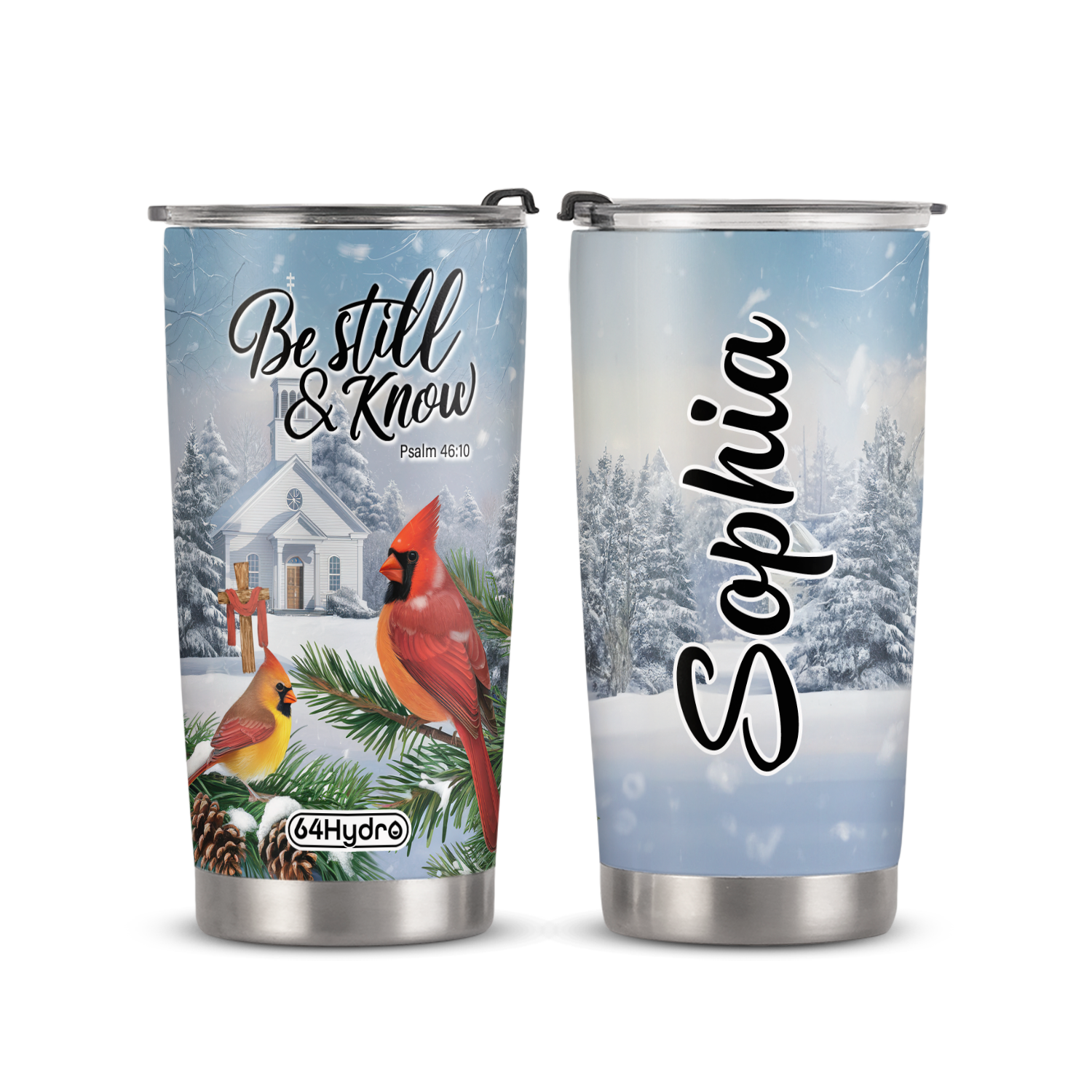 Be Still And Know Psalm 46 10 ANRZ04113531OV Stainless Steel Tumbler