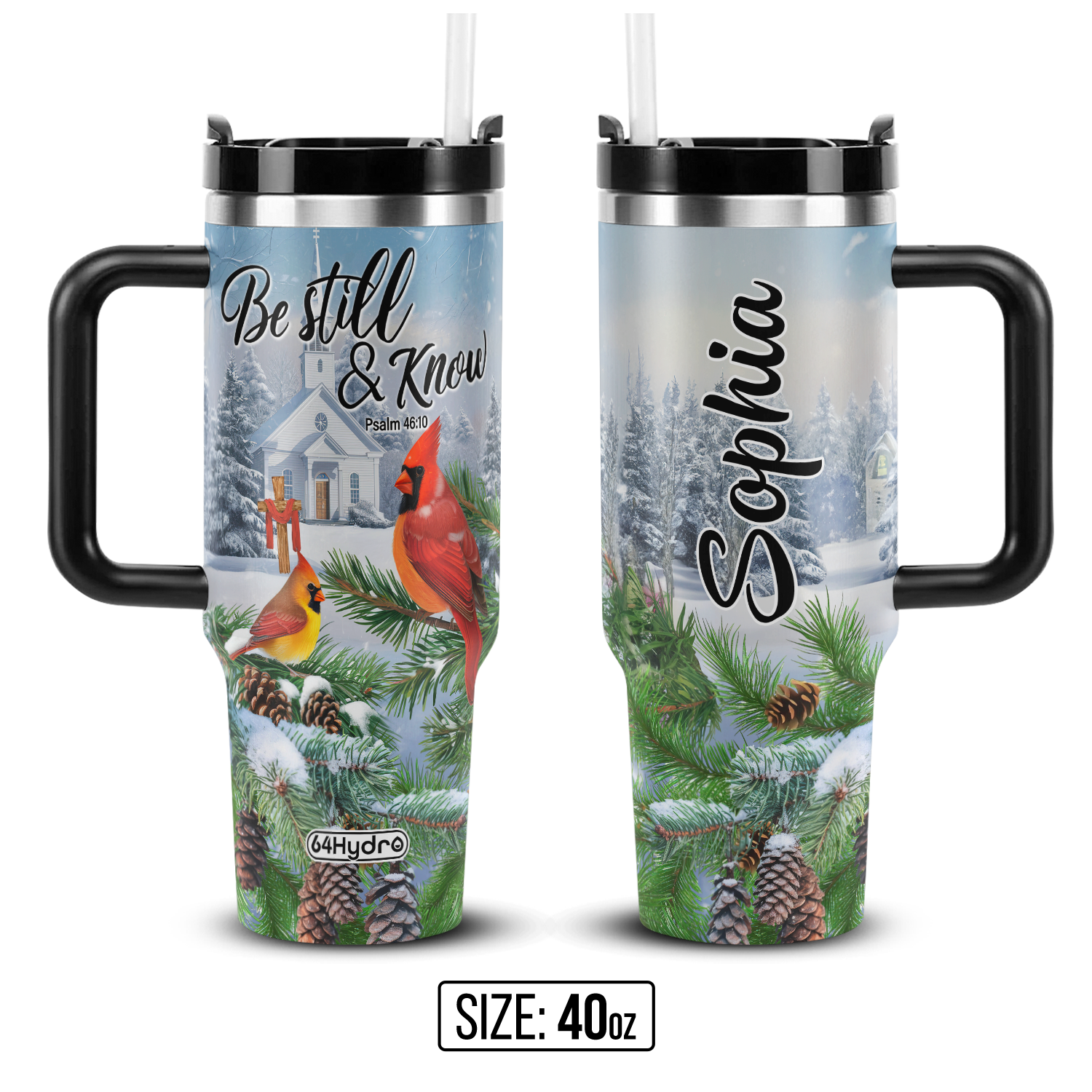 Be Still And Know Psalm 46 10 ANRZ04113531OV Stainless Steel Tumbler