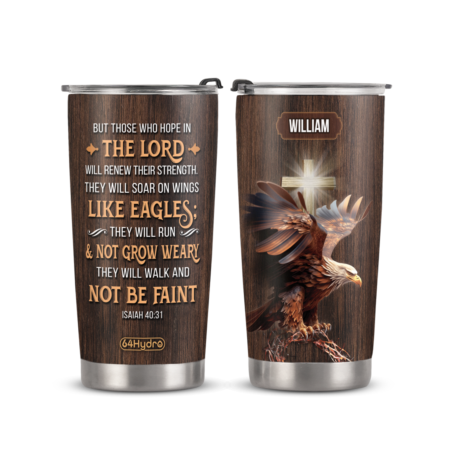 But Those Who Hope In The Lord Isaiah 40 31 ANRZ04113810EF Stainless Steel Tumbler