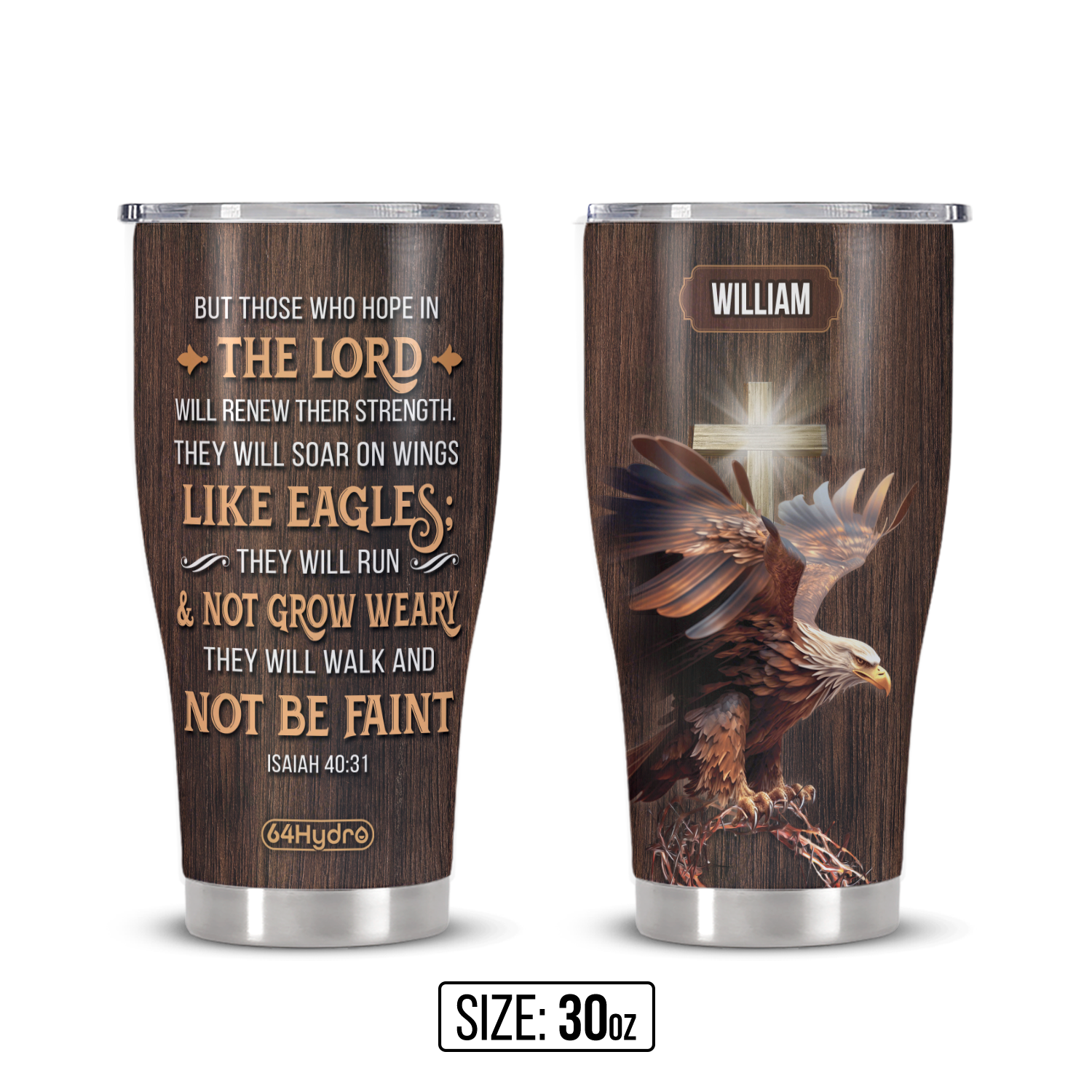 But Those Who Hope In The Lord Isaiah 40 31 ANRZ04113810EF Stainless Steel Tumbler