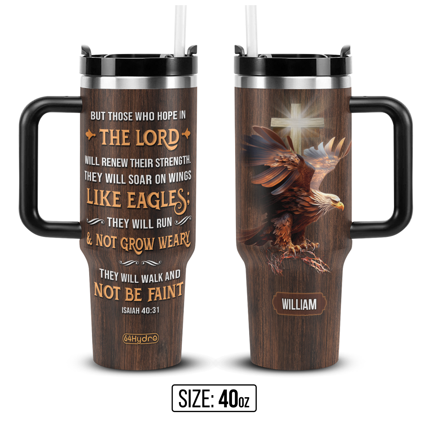 But Those Who Hope In The Lord Isaiah 40 31 ANRZ04113810EF Stainless Steel Tumbler