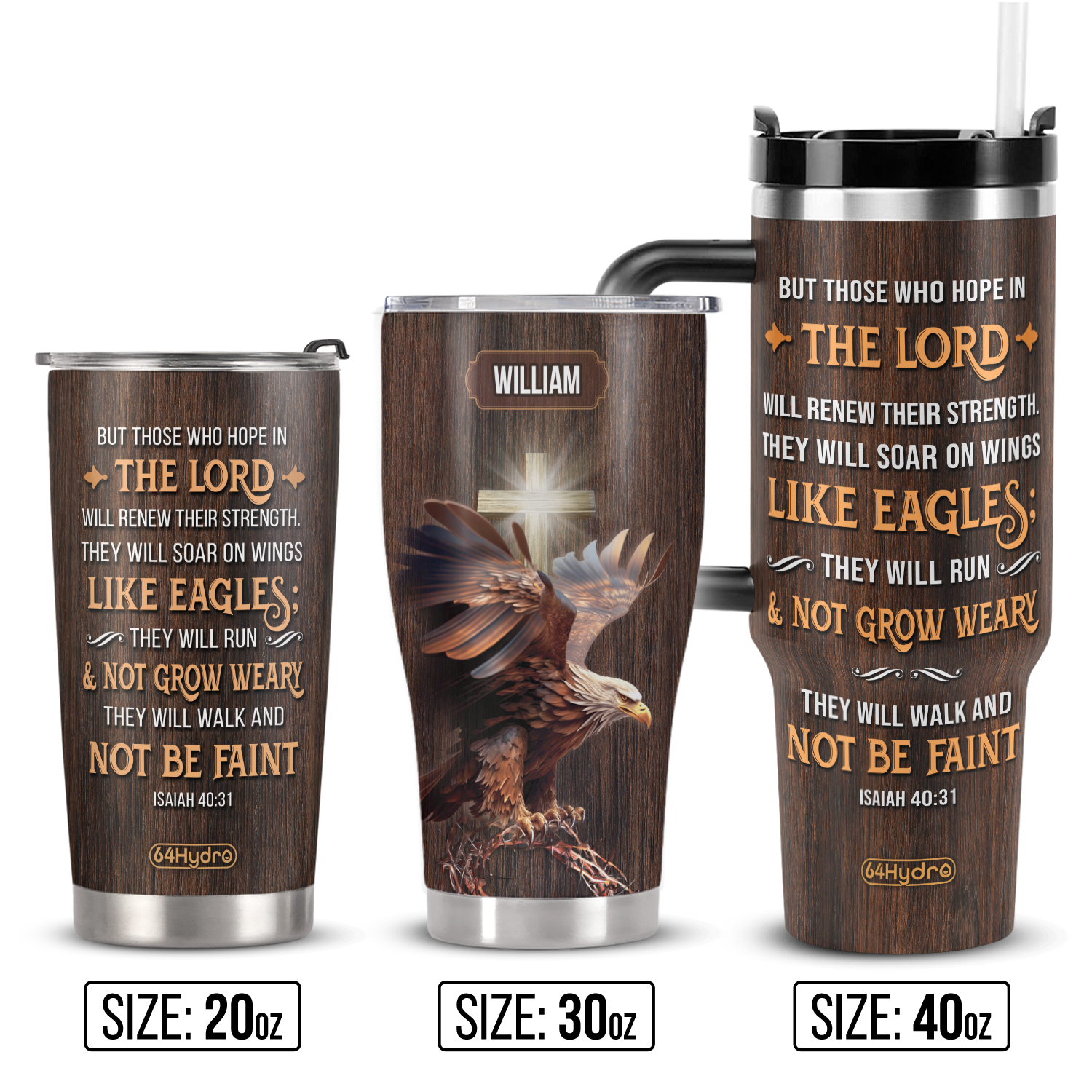 But Those Who Hope In The Lord Isaiah 40 31 ANRZ04113810EF Stainless Steel Tumbler