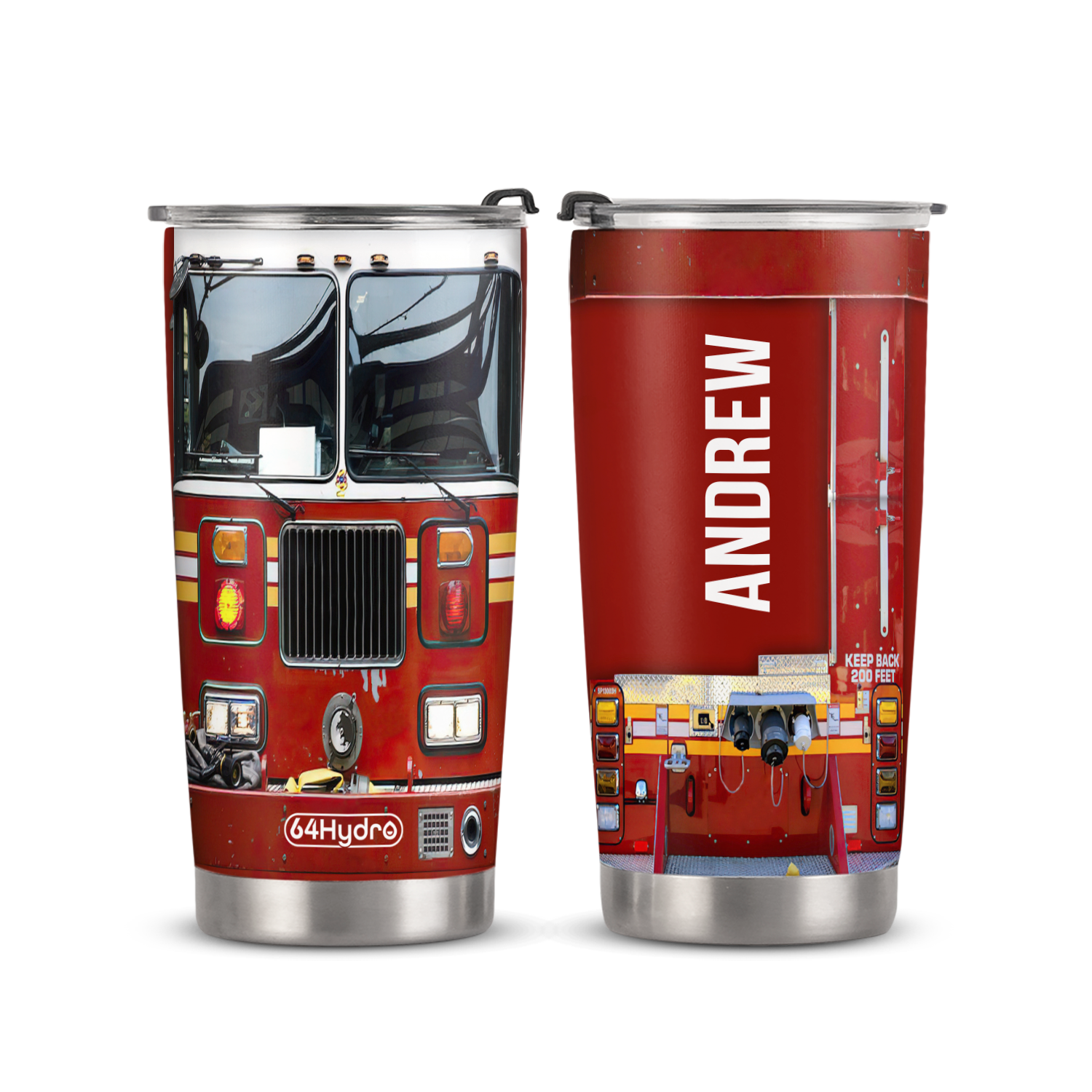 Firetruck Firefighter ANRZ04119241VP Stainless Steel Tumbler