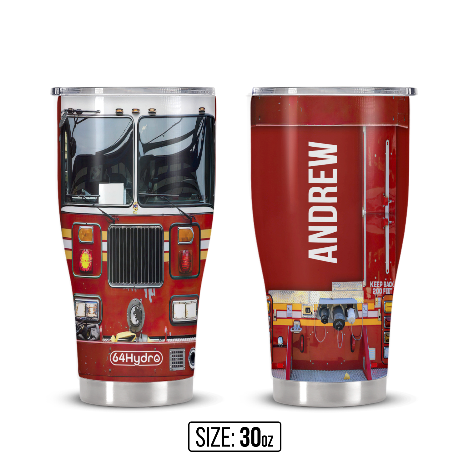 Firetruck Firefighter ANRZ04119241VP Stainless Steel Tumbler