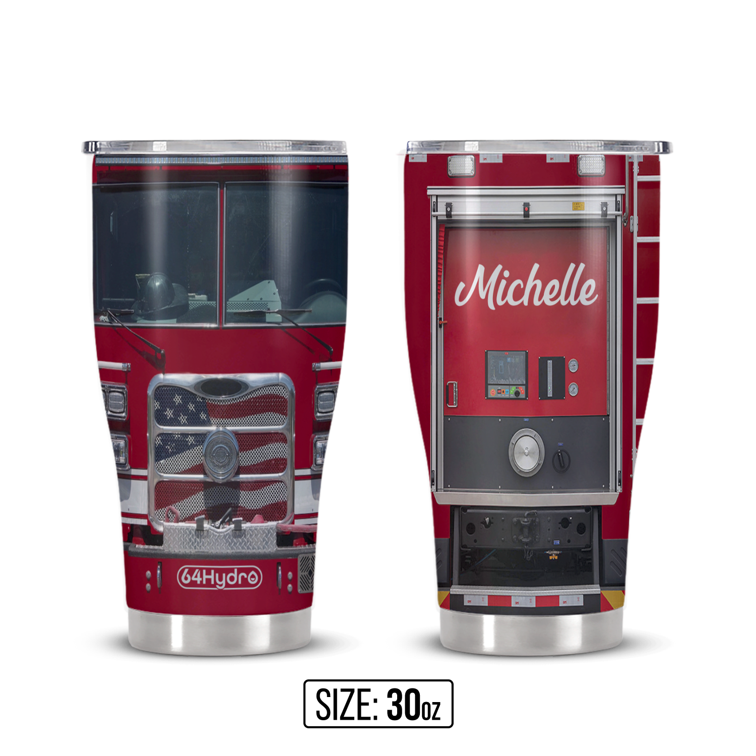 Firetruck Fire Dept ANRZ04110847YZ Stainless Steel Tumbler