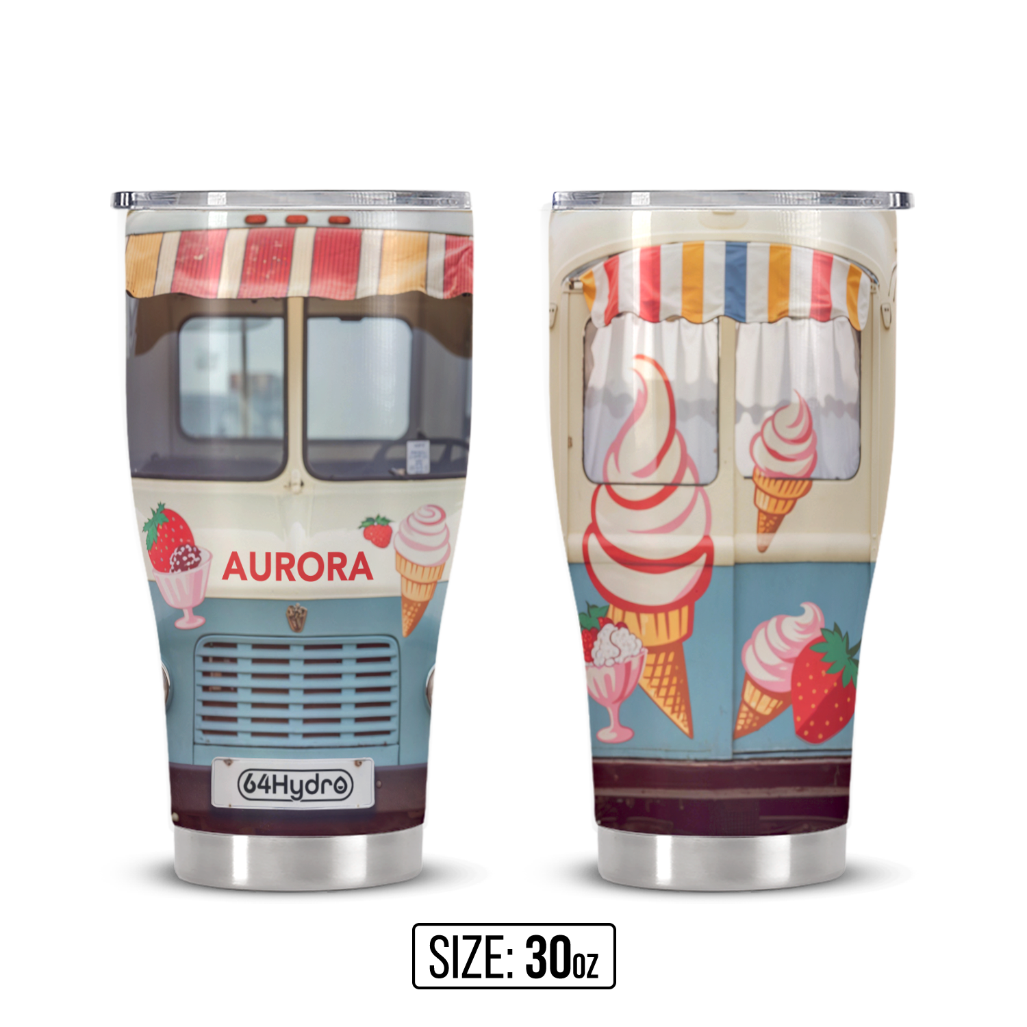 Ice Cream Car ANRZ04116610AF Stainless Steel Tumbler