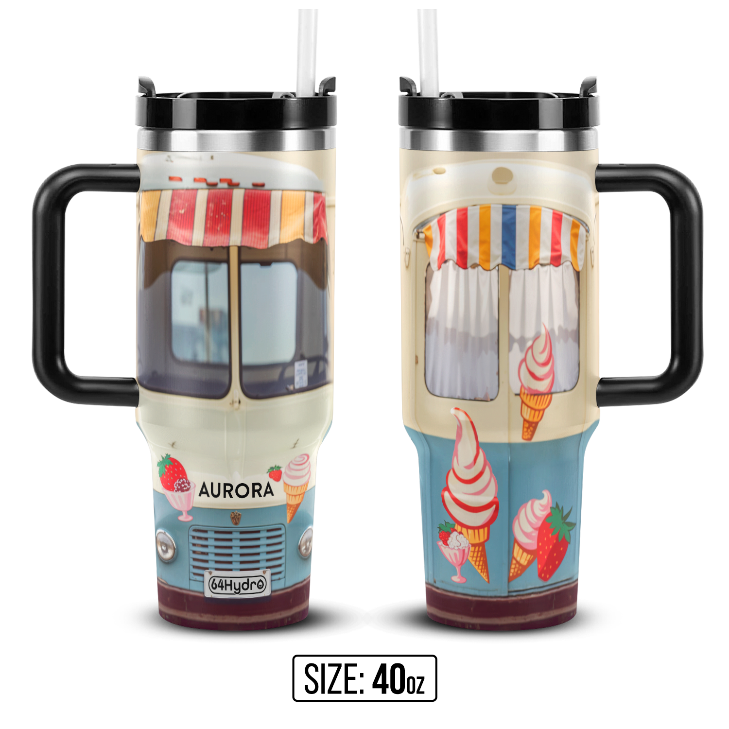 Ice Cream Car ANRZ04116610AF Stainless Steel Tumbler