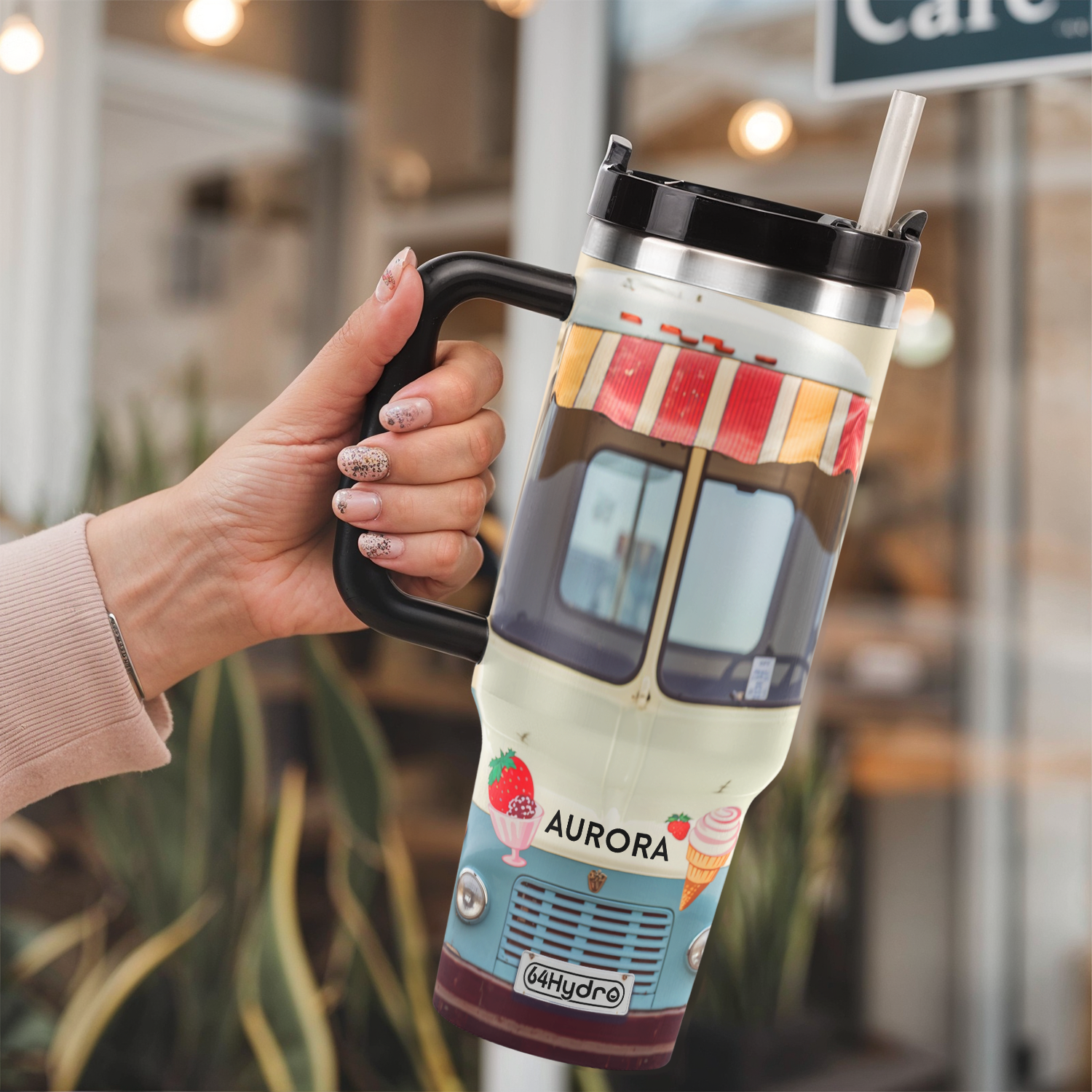 Ice Cream Car ANRZ04116610AF Stainless Steel Tumbler